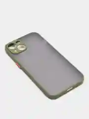 Оливковый чехол с защитой камеры iPhone 13/13 pro/13 mini/11/12, 12 promax, XR, 7, 8, se2
