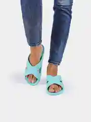 Сланцы женские, с перекрестным хлястиком