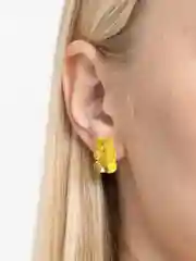 Желтый серьги "Мармеладные мишки"