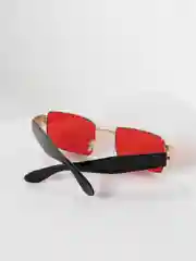 Красный солнцезащитные очки с UF-защитой, унисекс