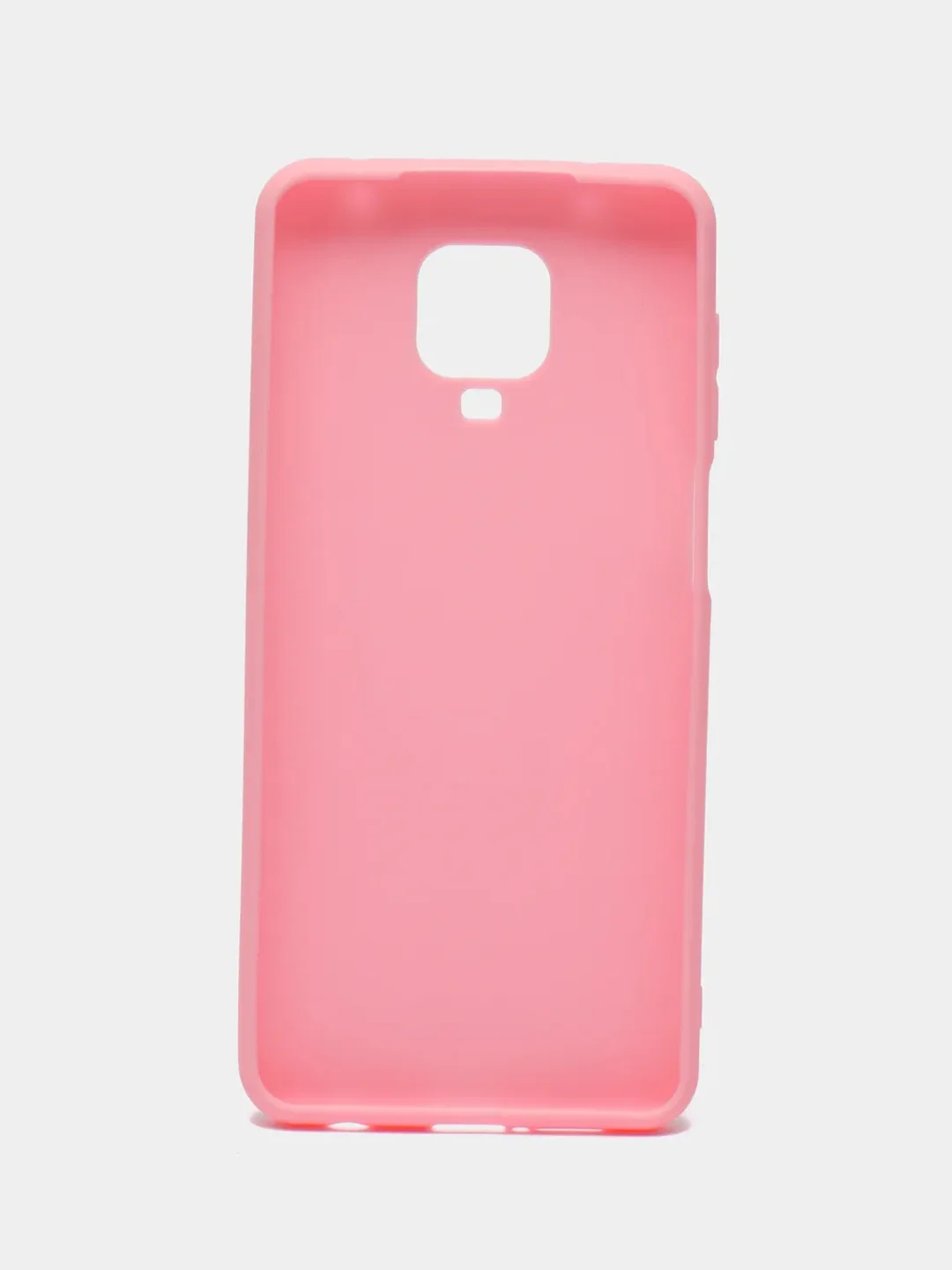 Розовый чехол Xiaomi Redmi Note 9 Pro / Xiaomi Redmi Note 9s силиконовый