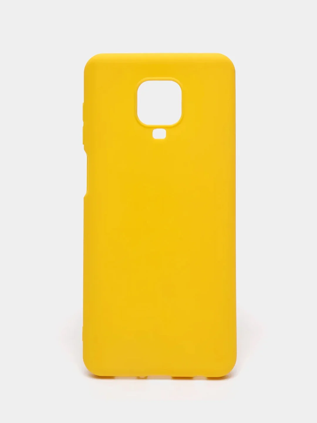 Желтый чехол Xiaomi Redmi Note 9 Pro / Xiaomi Redmi Note 9s силиконовый