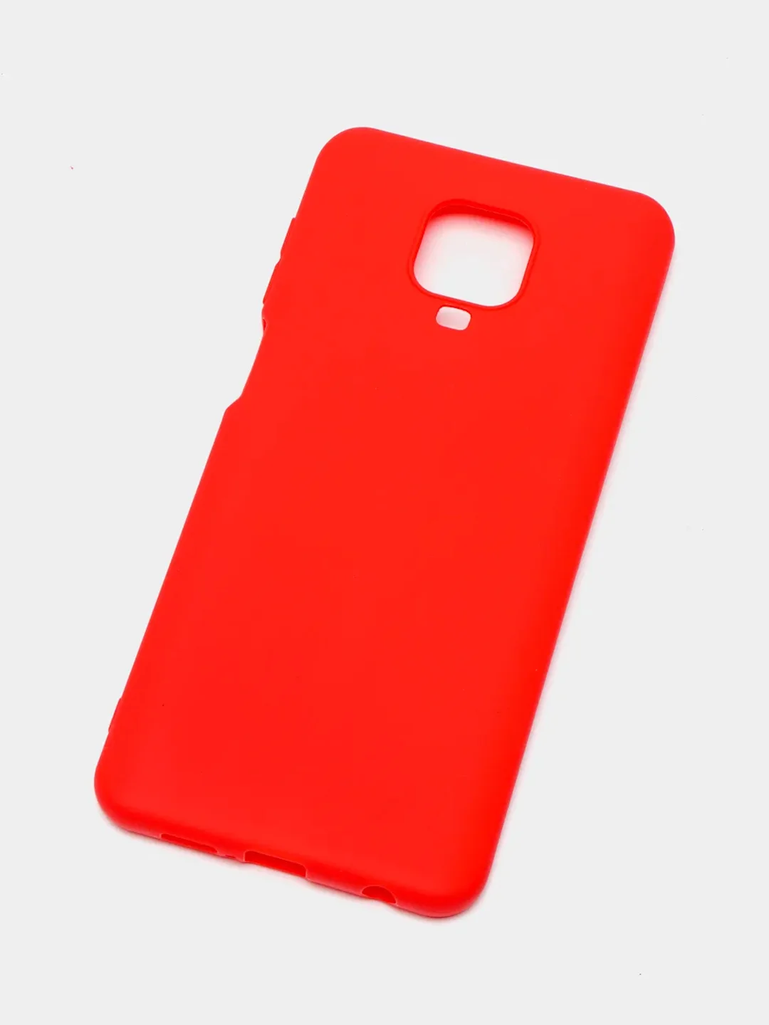 Красный чехол Xiaomi Redmi Note 9 Pro / Xiaomi Redmi Note 9s силиконовый