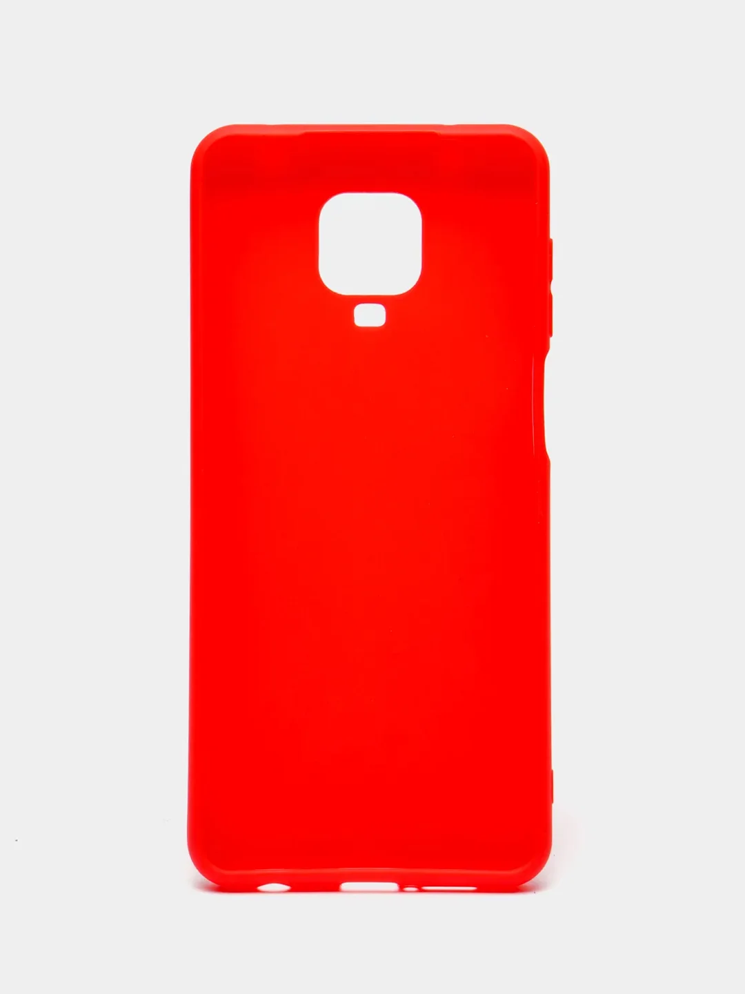 Красный чехол Xiaomi Redmi Note 9 Pro / Xiaomi Redmi Note 9s силиконовый