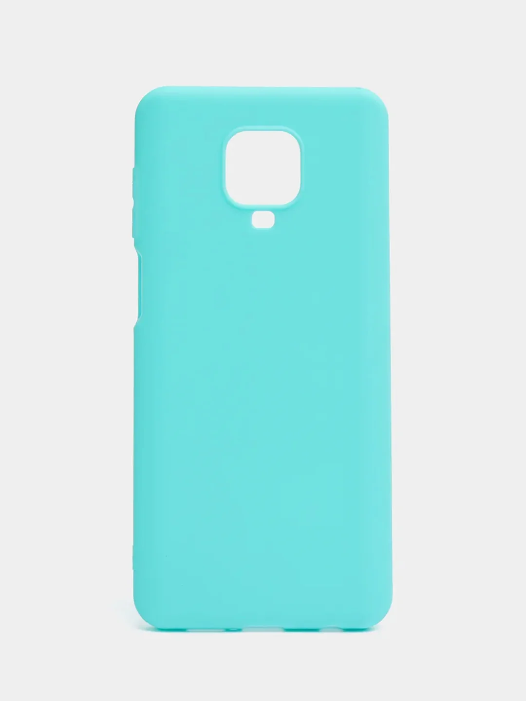 Бирюзовый чехол Xiaomi Redmi Note 9 Pro / Xiaomi Redmi Note 9s силиконовый