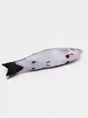 Синий меланж игрушка для кошки "Рыба", с мятой