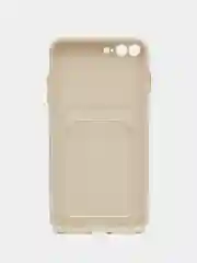 Белый чехол для айфон, с карманом для карт 11, 12 PRO MAX, 13