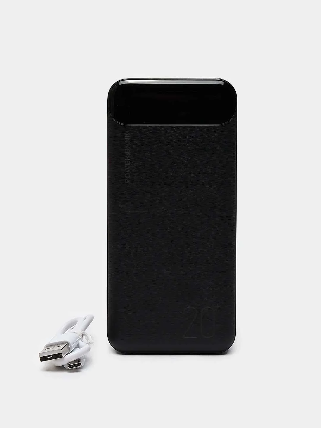 Черный внешний аккумулятор, Power bank 20000 mah, Type-C быстрая зарядка 22.5W