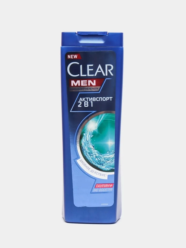 Шампунь Clear 2 в 1 против перхоти "Активспорт", 400 мл