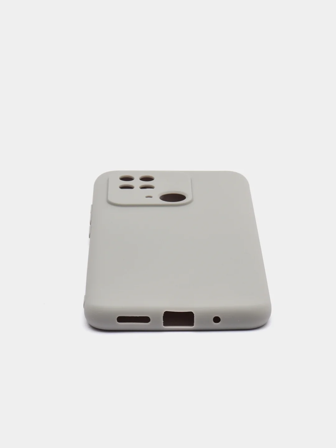 Серый чехол для Xiaomi Redmi 10c, Poco C40, Redmi 10c NFC, силиконовый