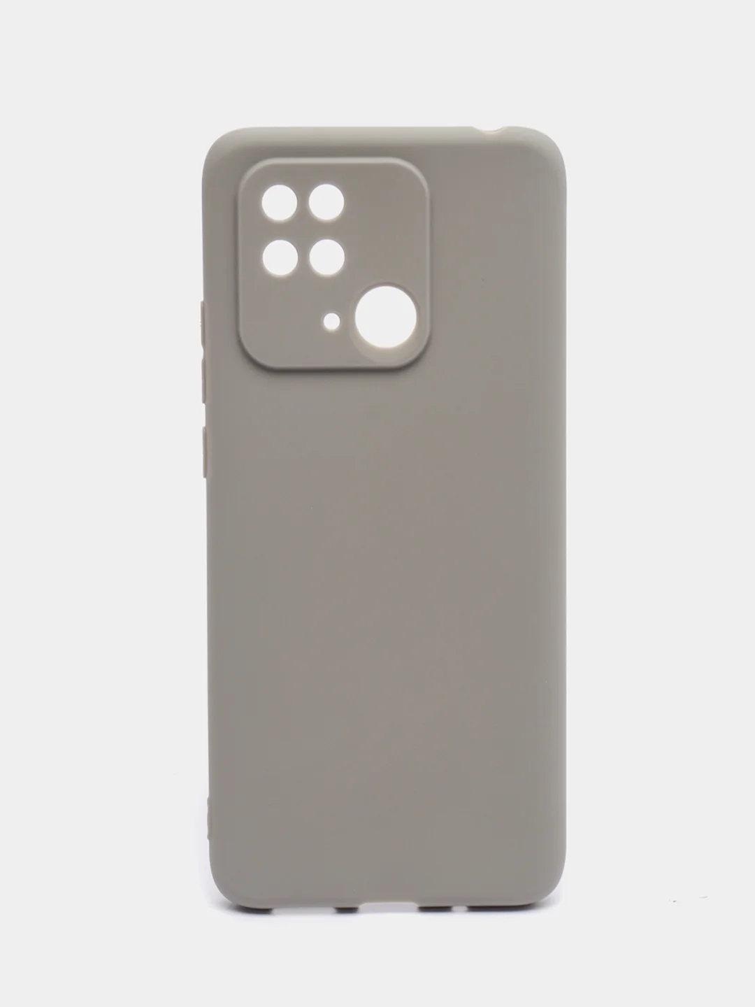 Серый чехол для Xiaomi Redmi 10c, Poco C40, Redmi 10c NFC, силиконовый
