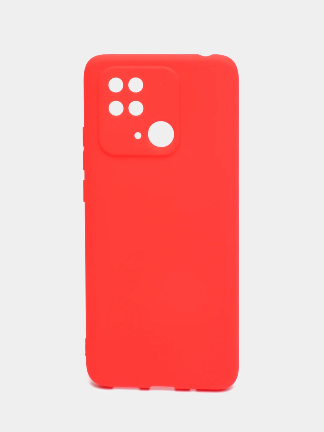 Красный чехол для Xiaomi Redmi 10c, Poco C40, Redmi 10c NFC, силиконовый