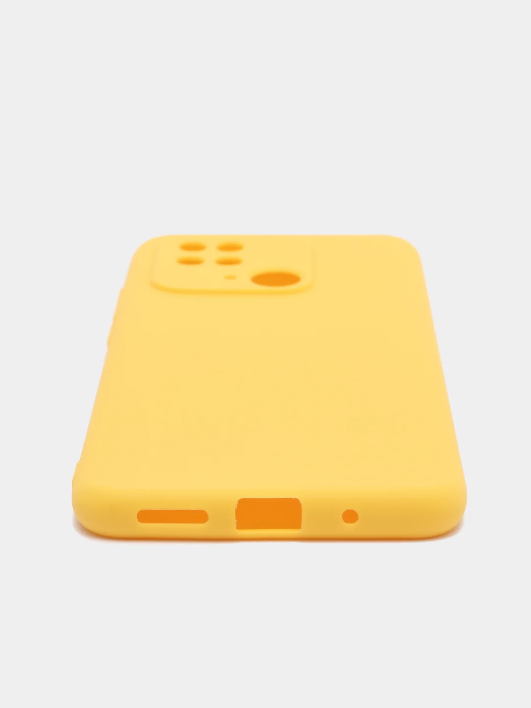 Желтый чехол для Xiaomi Redmi 10c, Poco C40, Redmi 10c NFC, силиконовый
