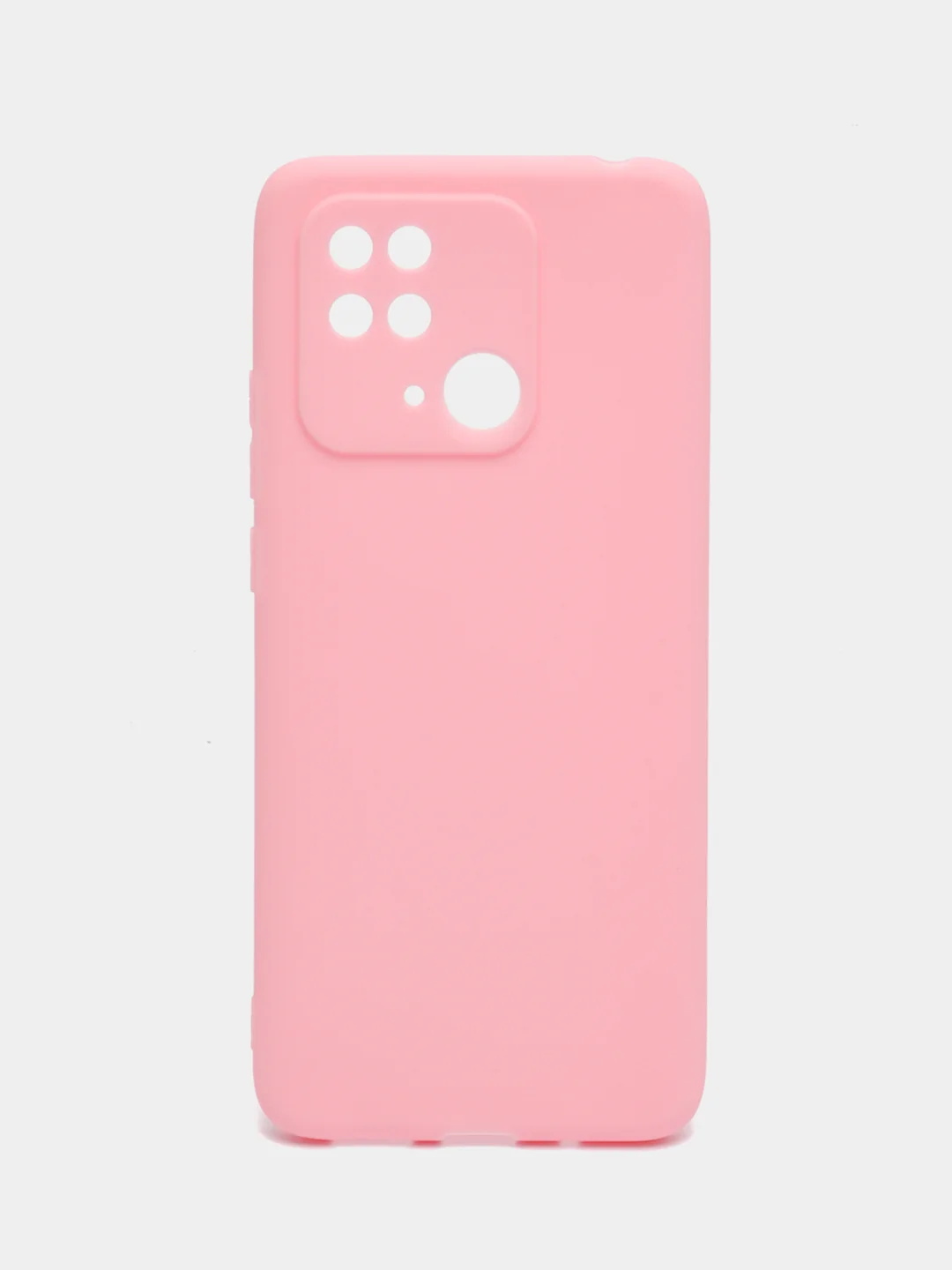 Розовый чехол для Xiaomi Redmi 10c, Poco C40, Redmi 10c NFC, силиконовый