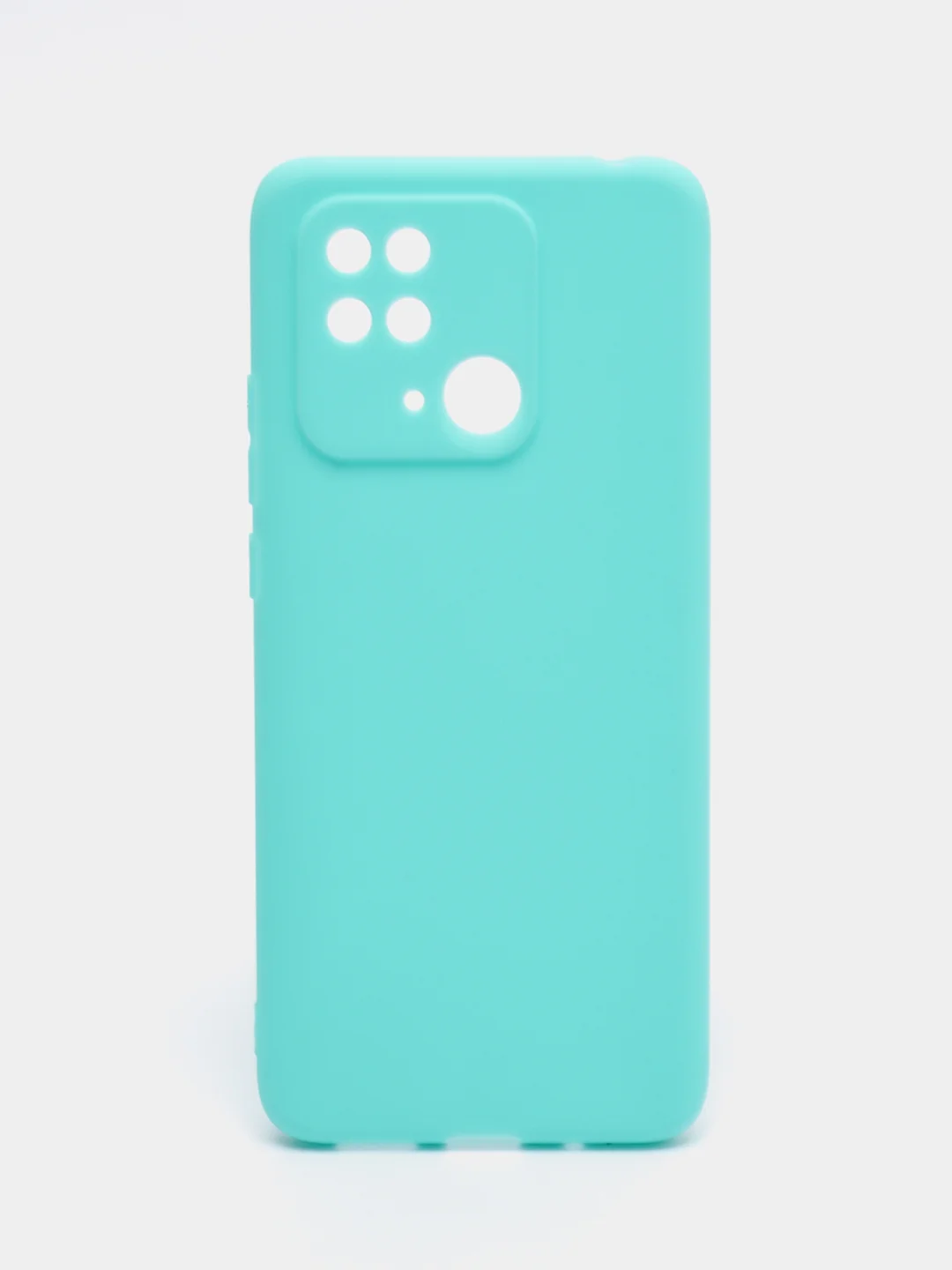 Бирюзовый чехол для Xiaomi Redmi 10c, Poco C40, Redmi 10c NFC, силиконовый