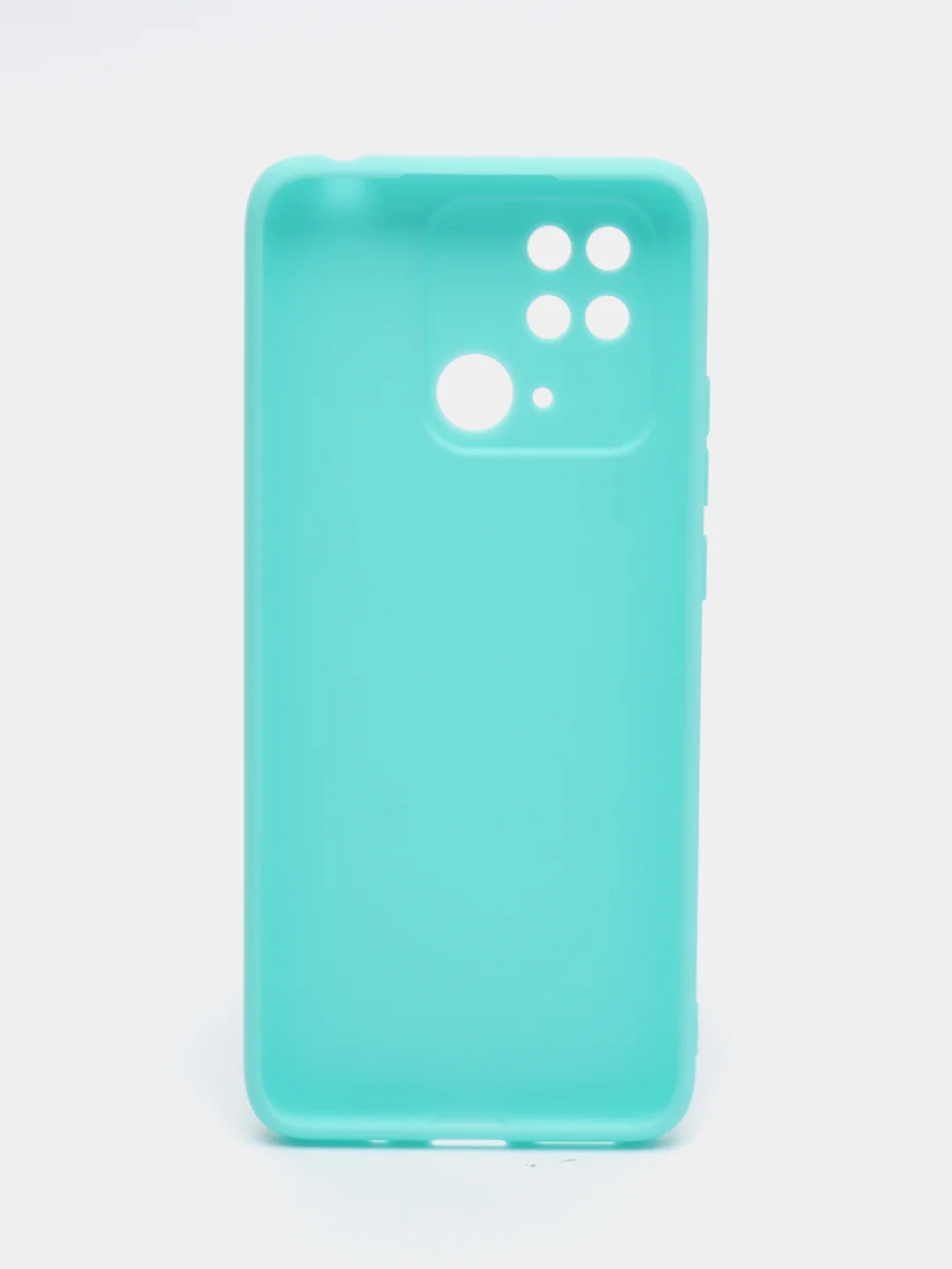 Бирюзовый чехол для Xiaomi Redmi 10c, Poco C40, Redmi 10c NFC, силиконовый