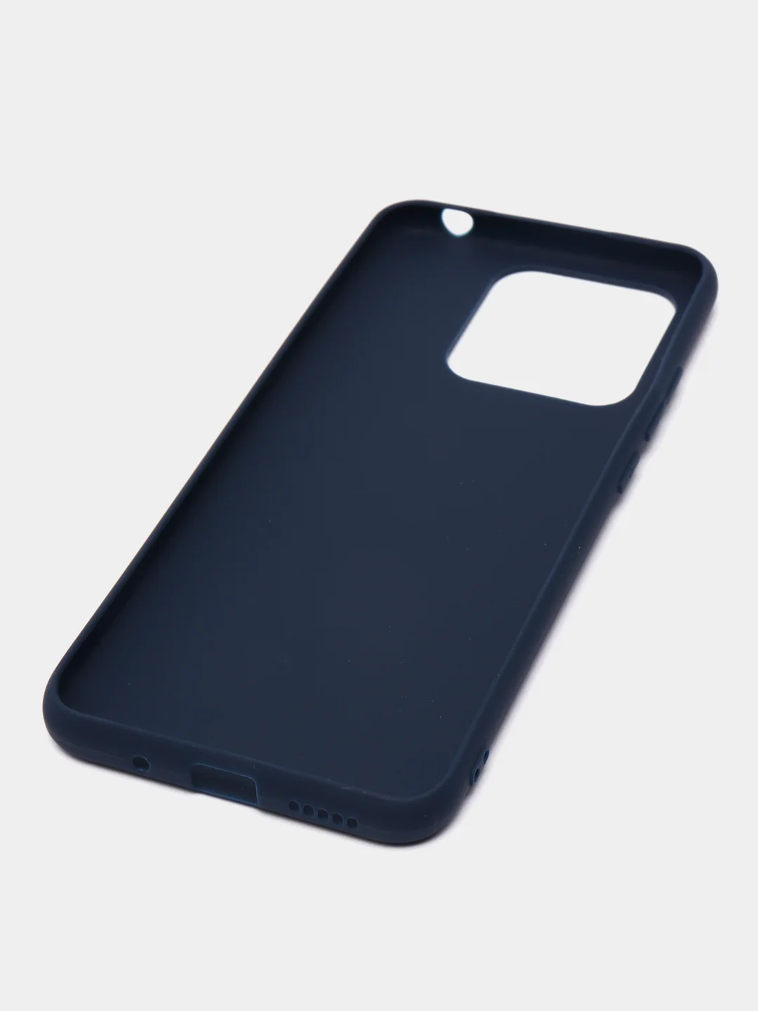 Темно-синий чехол для Xiaomi Redmi 10c, Poco C40, Redmi 10c NFC, силиконовый