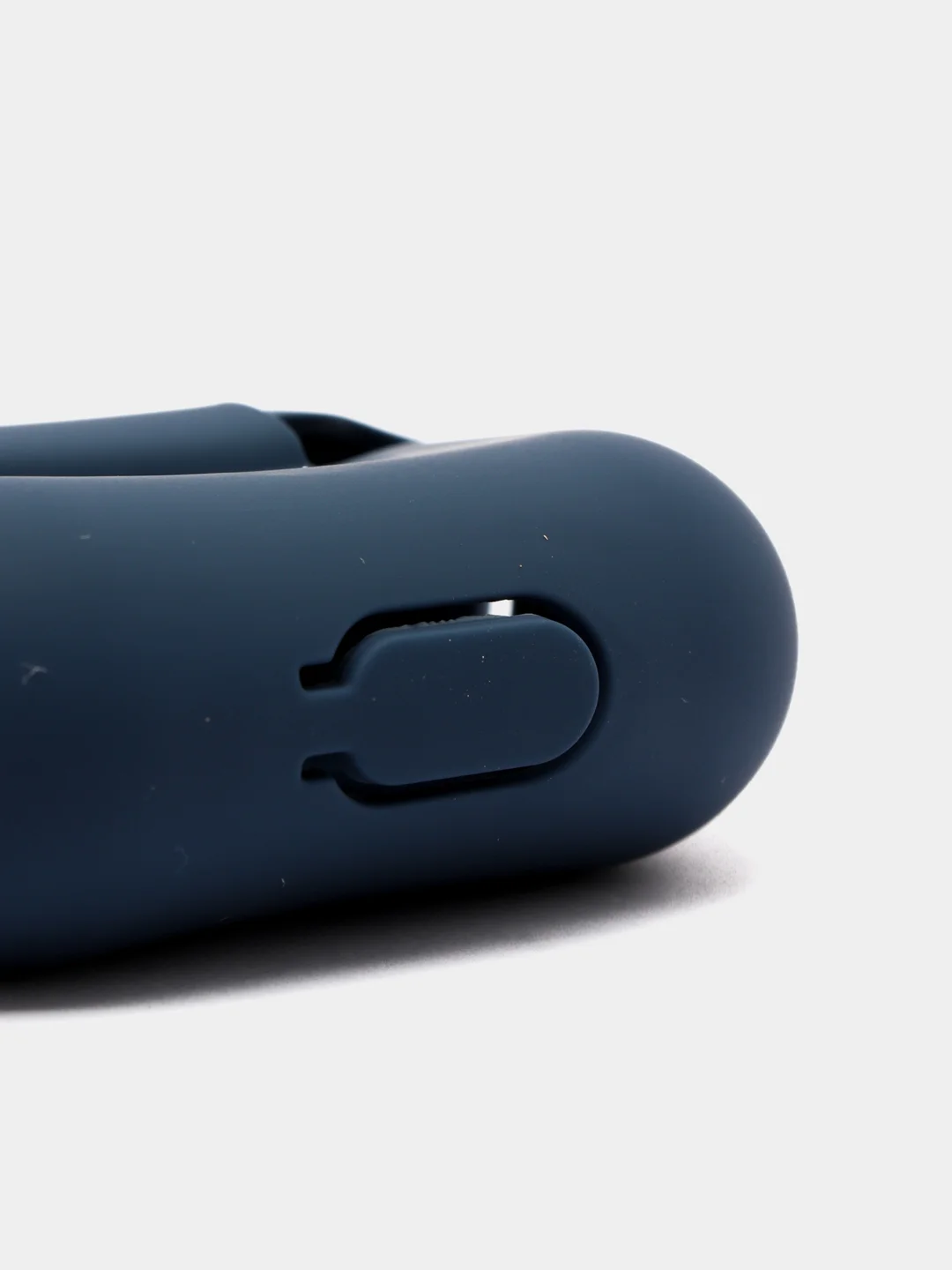 Темно-синий силиконовый чехол для Airpods Pro, с карабином