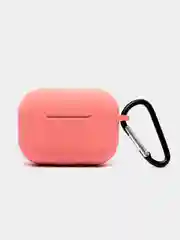 Зеленый силиконовый чехол для Airpods Pro, с карабином
