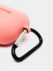 Зеленый силиконовый чехол для Airpods Pro, с карабином