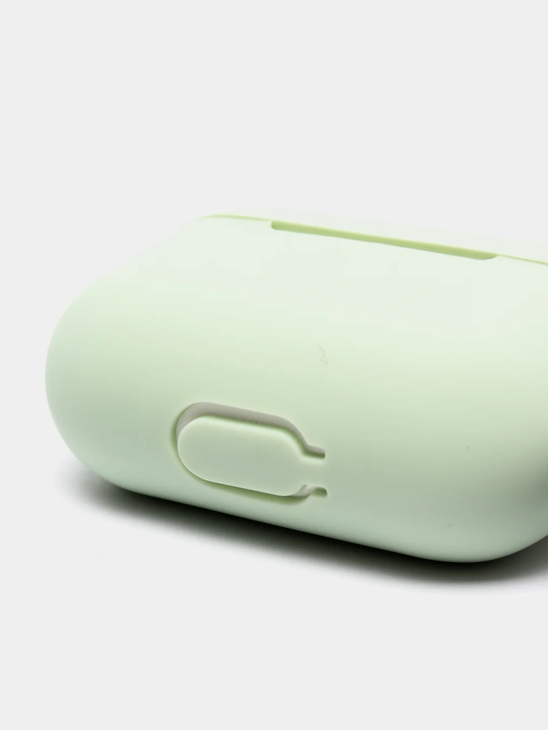 Зеленый силиконовый чехол для Airpods Pro, с карабином