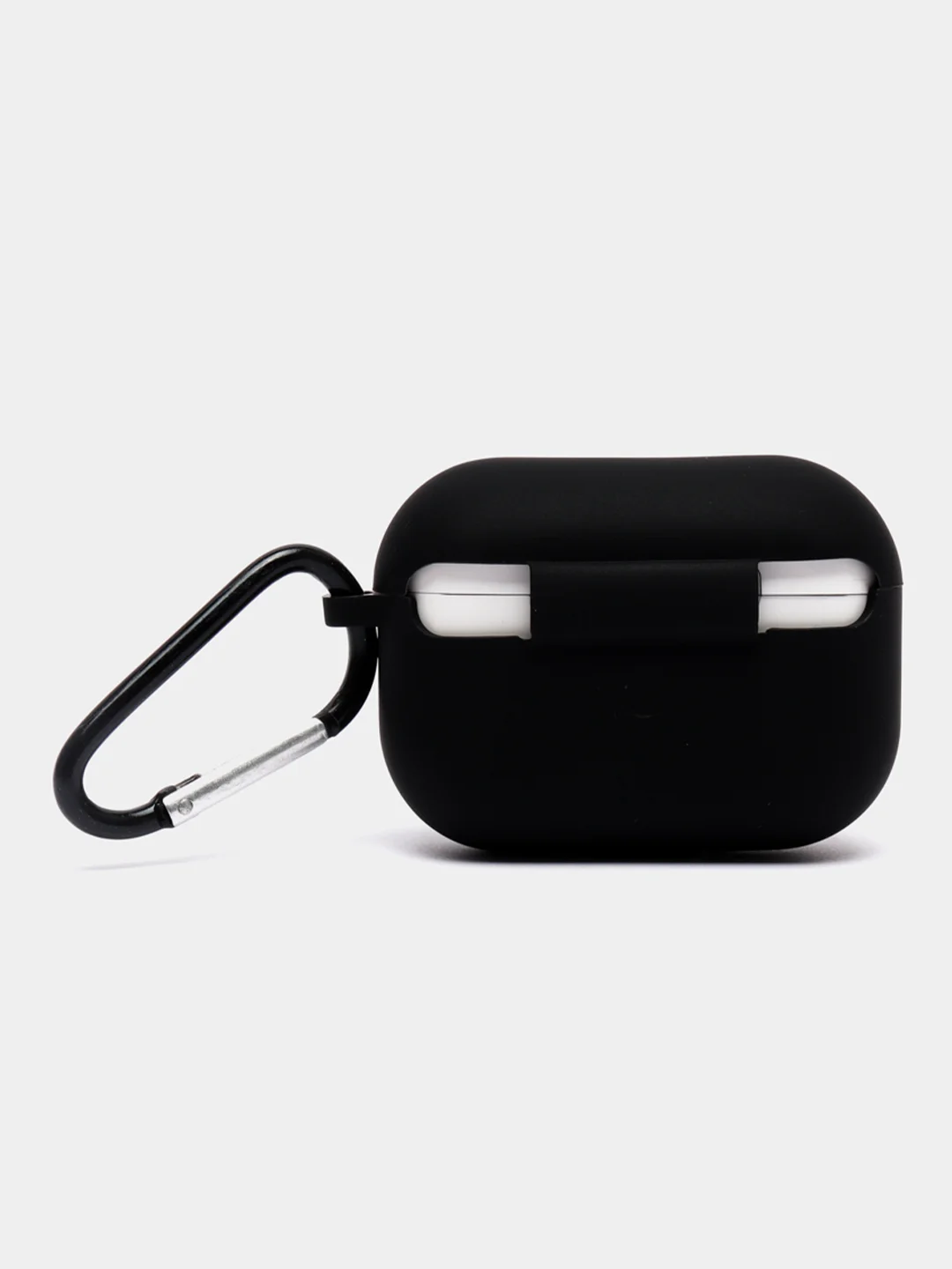 Фиолетовый силиконовый чехол для Airpods Pro, с карабином