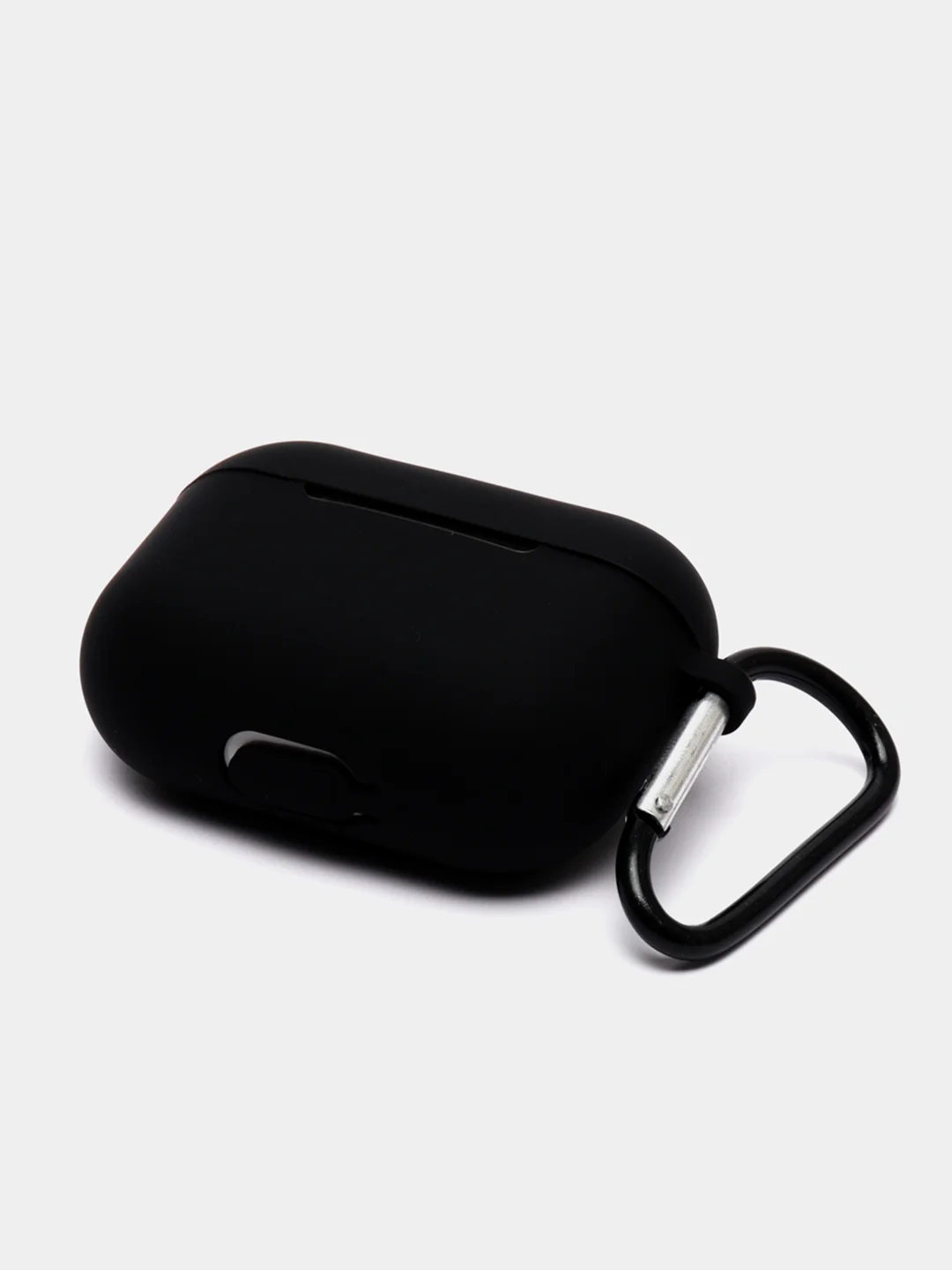 Фиолетовый силиконовый чехол для Airpods Pro, с карабином