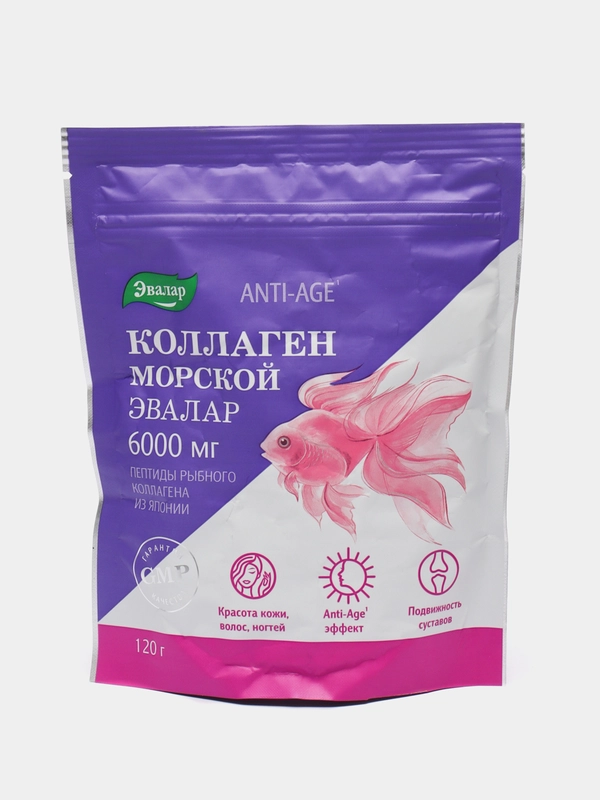 Коллаген морской, пакет, 120 г