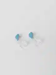 Лазурный серьги с мишками