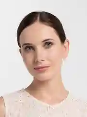 Прозрачный серьги
