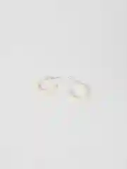 Белый серьги