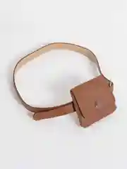 Бежевый поясная сумка-кошелек