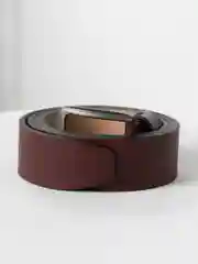 Вишнёвый ремень классический, мужской