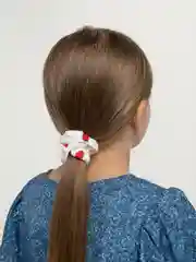 Белый резинка для волос
