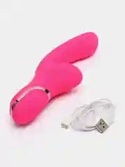 Розовый вибратор