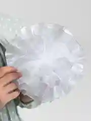 Серый бант белый для девочек, праздничный