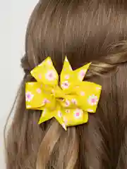 Желтый заколки клик-клак, 2 штуки