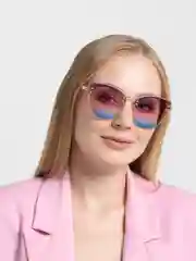 Пастельно-коралловый солнцезащитные очки