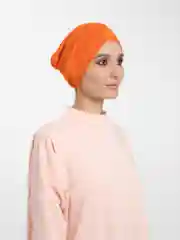 Оливковый косой чепчик, шапочка под платок