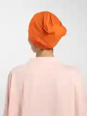 Оливковый косой чепчик, шапочка под платок