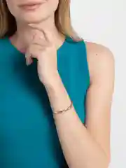 Желтый браслет жесткий Xuping