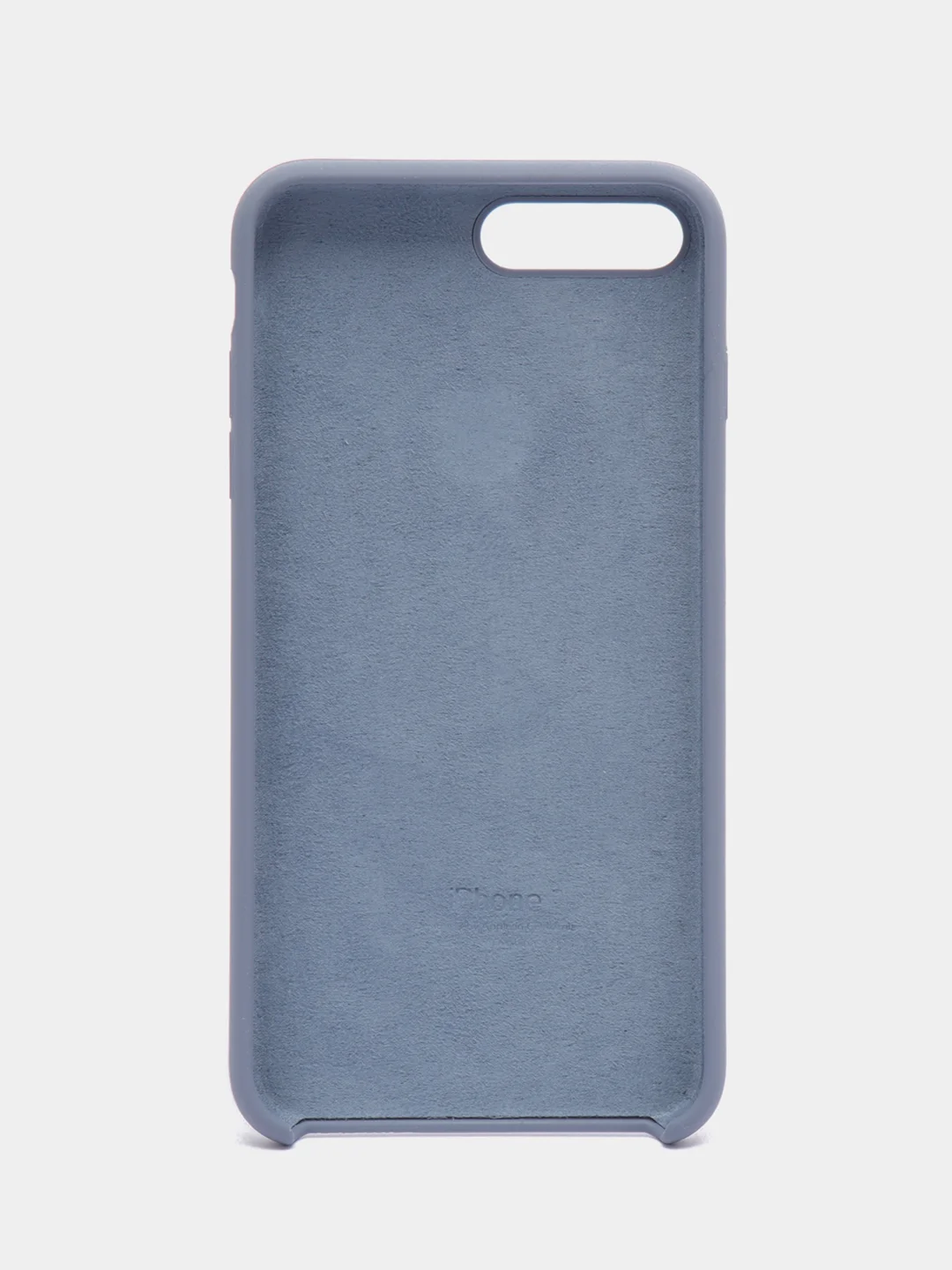 Небесно-голубой силиконовый чехол iPhone 7 Plus / iPhone 8 Plus, Silicone Case, с открытым низом