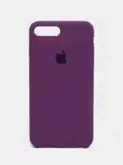 Пурпурный силиконовый чехол iPhone 7 Plus / iPhone 8 Plus, Silicone Case, с открытым низом