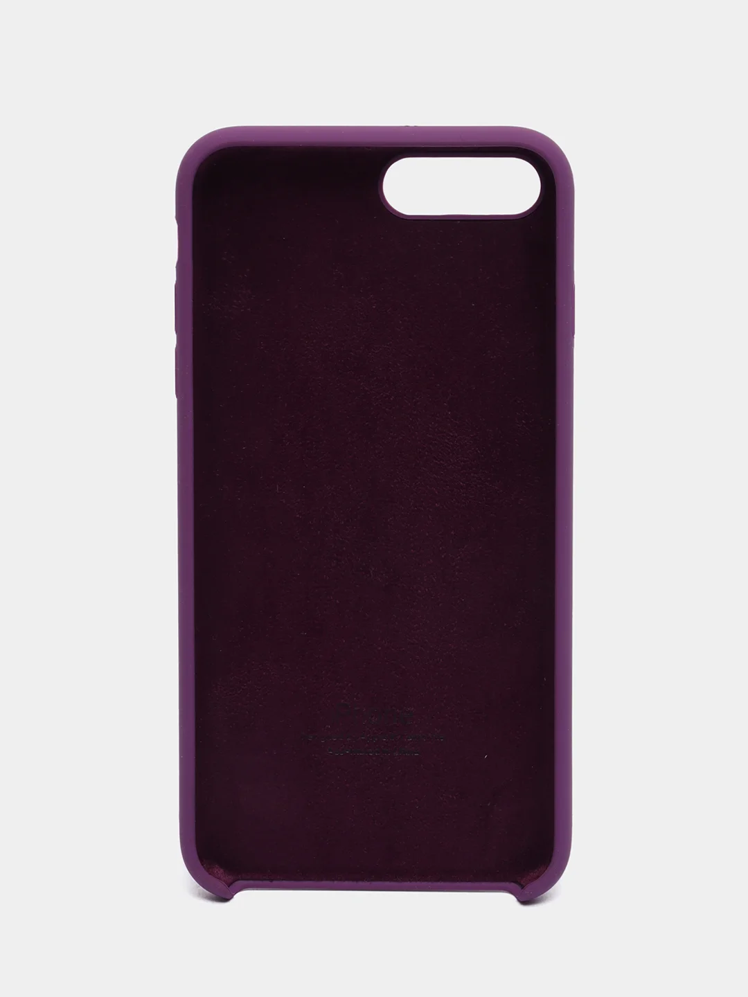 Пурпурный силиконовый чехол iPhone 7 Plus / iPhone 8 Plus, Silicone Case, с открытым низом