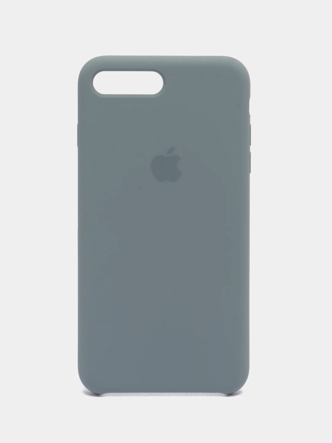 Серый силиконовый чехол iPhone 7 Plus / iPhone 8 Plus, Silicone Case, с открытым низом