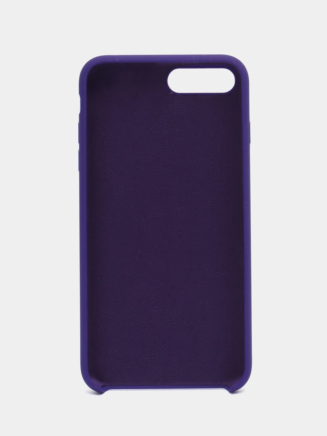 Фиолетовый силиконовый чехол iPhone 7 Plus / iPhone 8 Plus, Silicone Case, с открытым низом