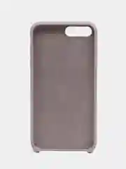 Бежевый меланж силиконовый чехол iPhone 7 Plus / iPhone 8 Plus, Silicone Case, с открытым низом
