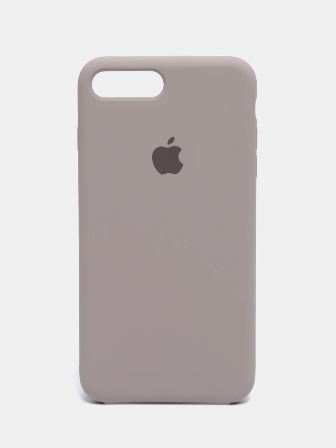 Бежевый меланж силиконовый чехол iPhone 7 Plus / iPhone 8 Plus, Silicone Case, с открытым низом