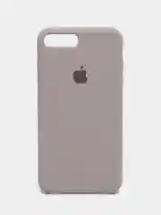 Бежевый меланж силиконовый чехол iPhone 7 Plus / iPhone 8 Plus, Silicone Case, с открытым низом