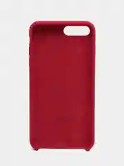 Бордовый силиконовый чехол iPhone 7 Plus / iPhone 8 Plus, Silicone Case, с открытым низом